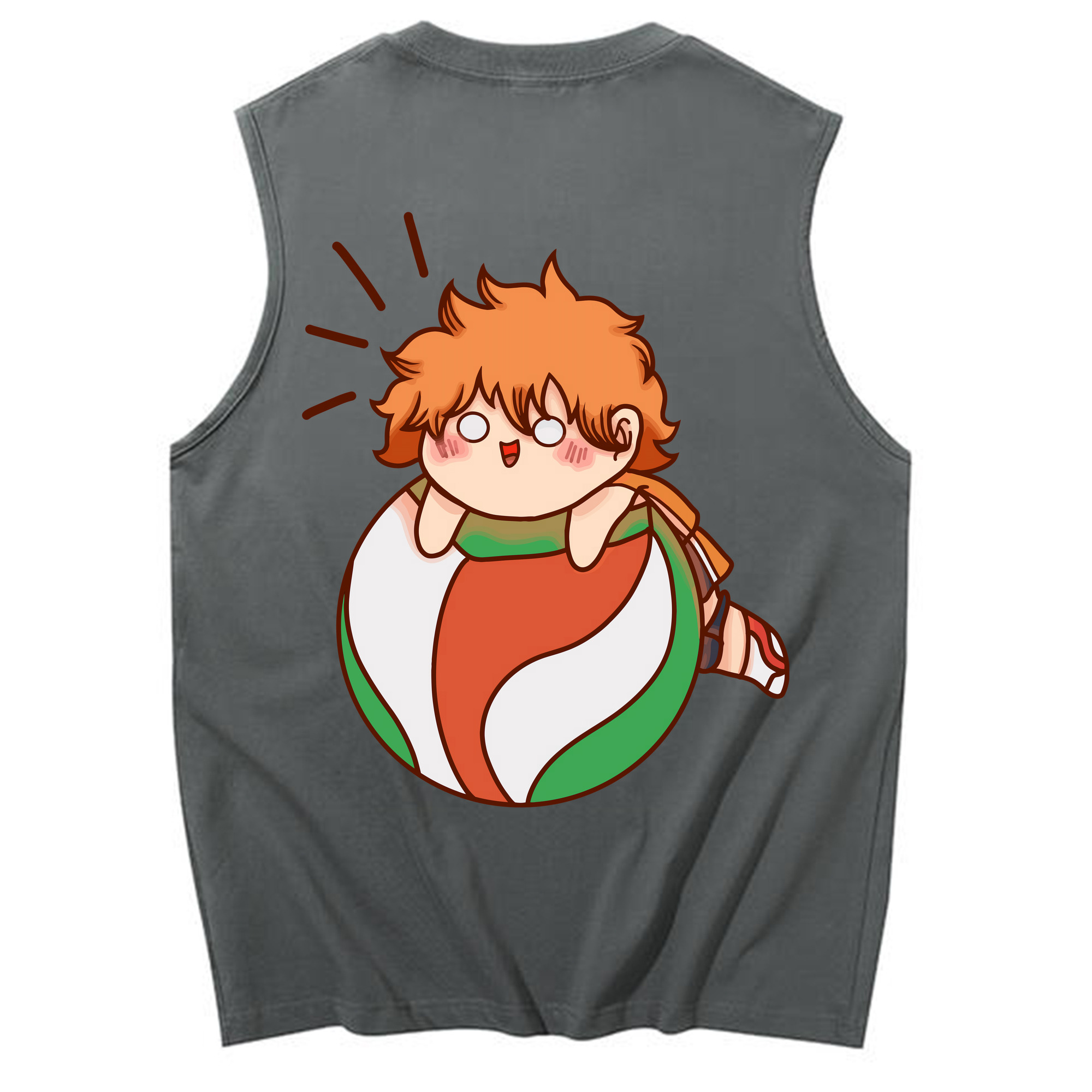 （画像用） ハイキュー!! Haikyu!! コットン100％タンクトップ（背面プリント）